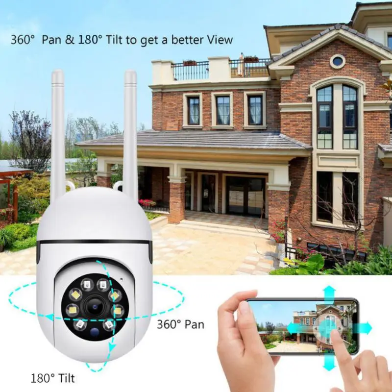 

Беспроводная Ip-камера видеонаблюдения с функцией ночного видения и Wi-Fi