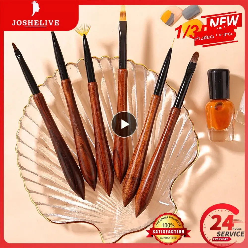 

1/3 шт., деревянные искусственные волосы для маникюра