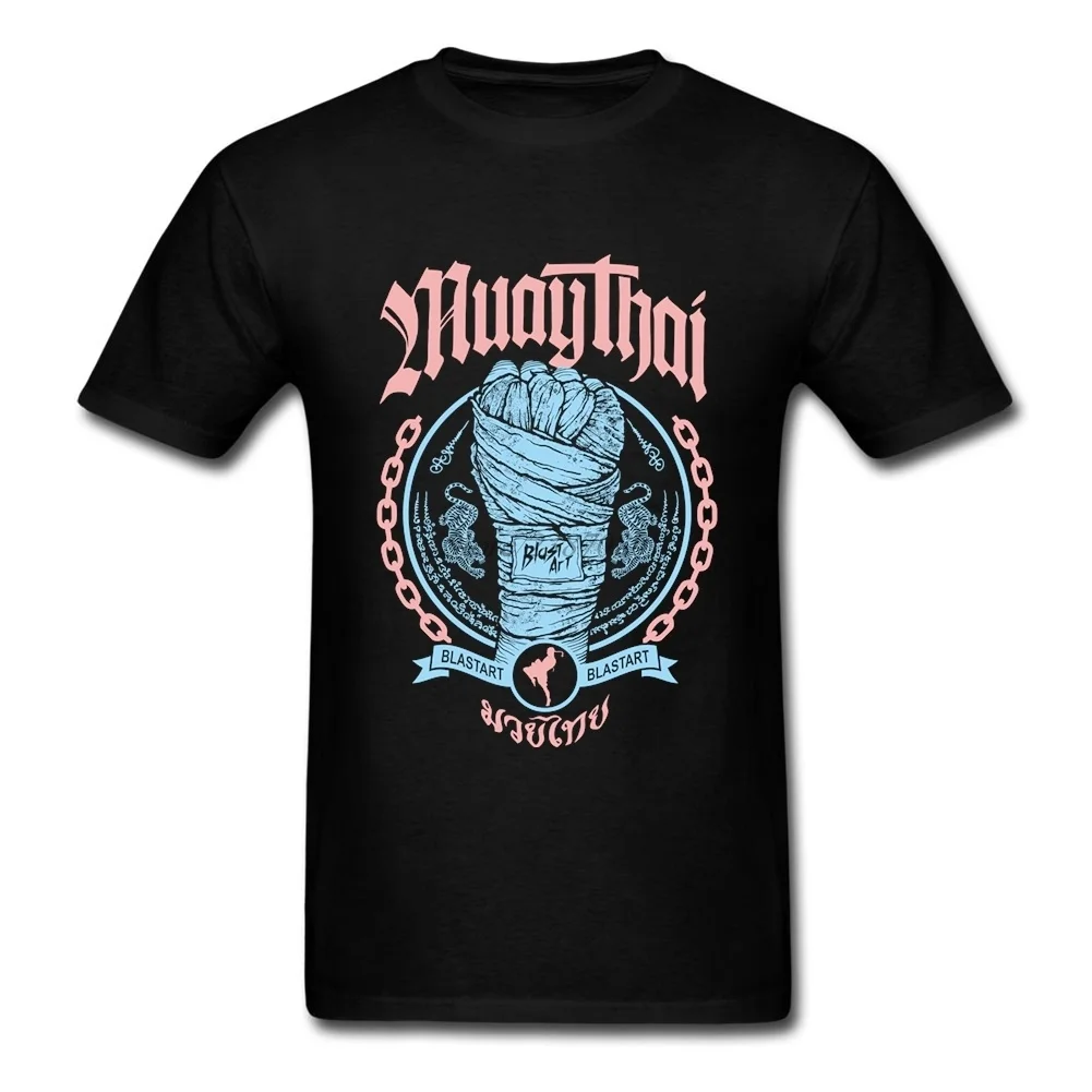 

New 100% cotton Creative Design Muay Thai Fist T-Shirt. Summer Cotton O-Neck Short Sleeve Men's T Shirt