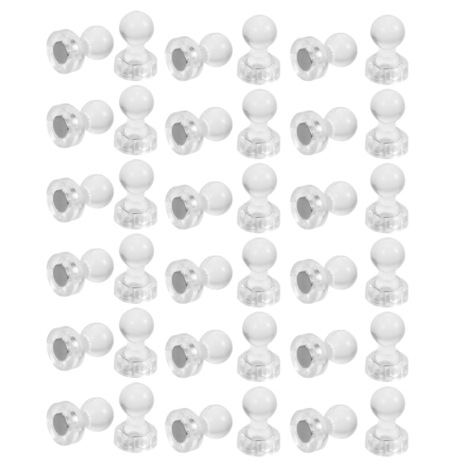 

30pcs Durable Magnet Pushpin Fridge Thumbtack Refrigerator Magnet Thumbtack