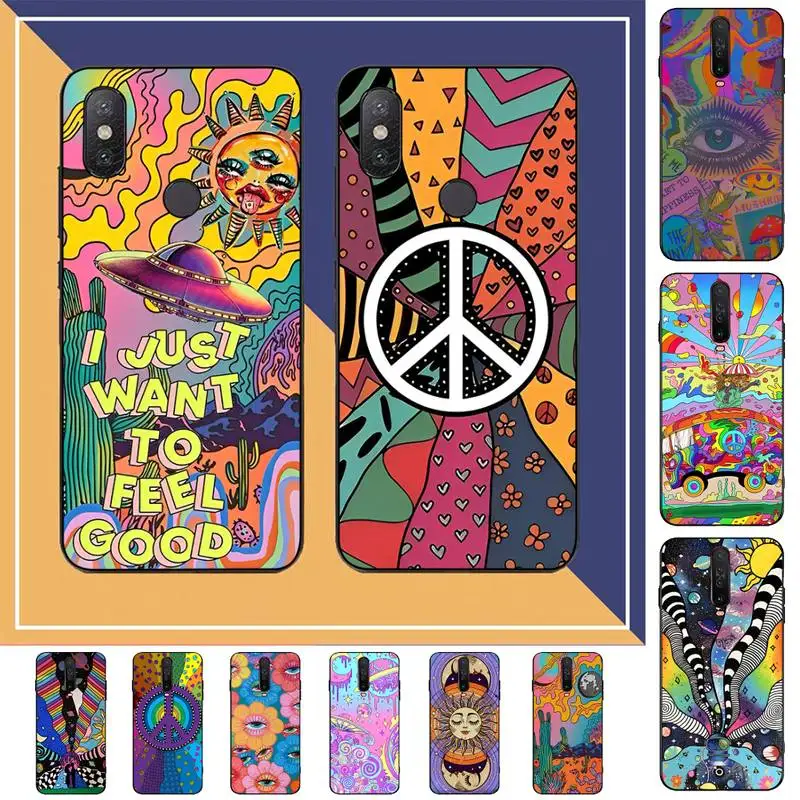 

Indie Hippie Art Phone Case for Redmi Note 8 7 9 4 6 pro max T X 5A 3 10 lite pro