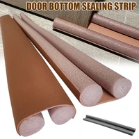 household door bottom sealing strip soundproof double sided flexible guard sealer door stopper whstore