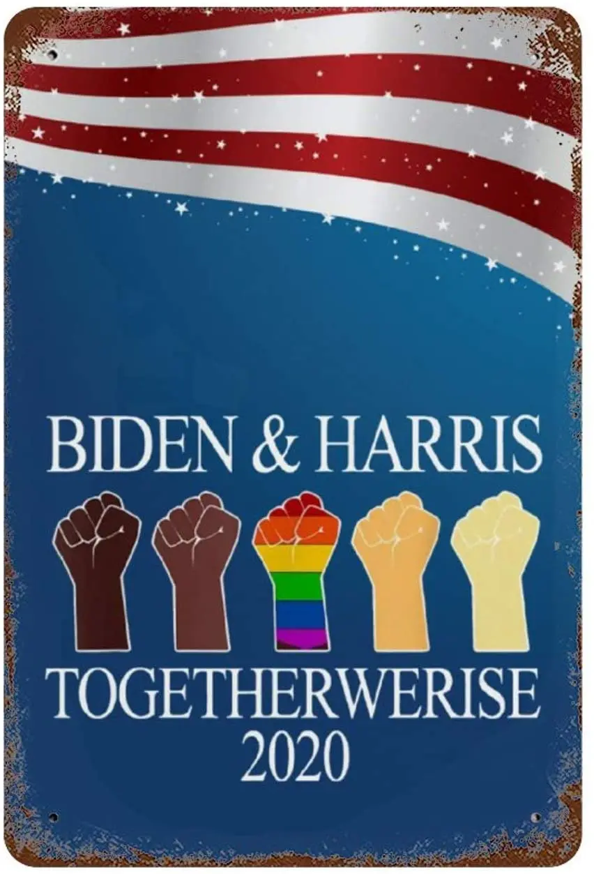 

Vintage Metal Sign LGBT 2021 Tin Signs Vintage Coffee Wall Coffee & Bar Decor