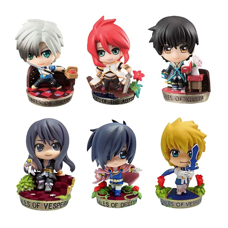 

Japan Anime MH Gashapon Capsule Candy Toy Petit Chara TALES Series Model Action Figure Collectible Ornaments