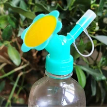 Bottle Cap Sprinker 2-IN-1 Home Garden Mini Watering Can Double Head Water Spout Bonsai Nozzle for Indoor Outdoor Seedling Plant