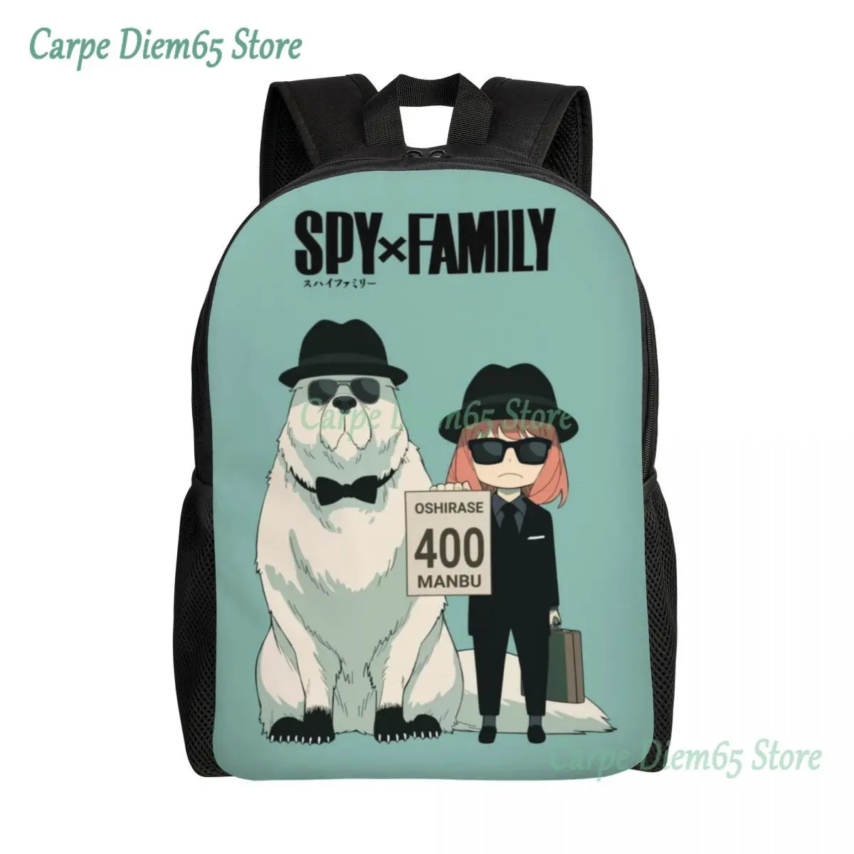 

Spy X Family Anya Bond Anime Manga Backpack for Men Women Water Resistant School College Bag Printing Bookbags