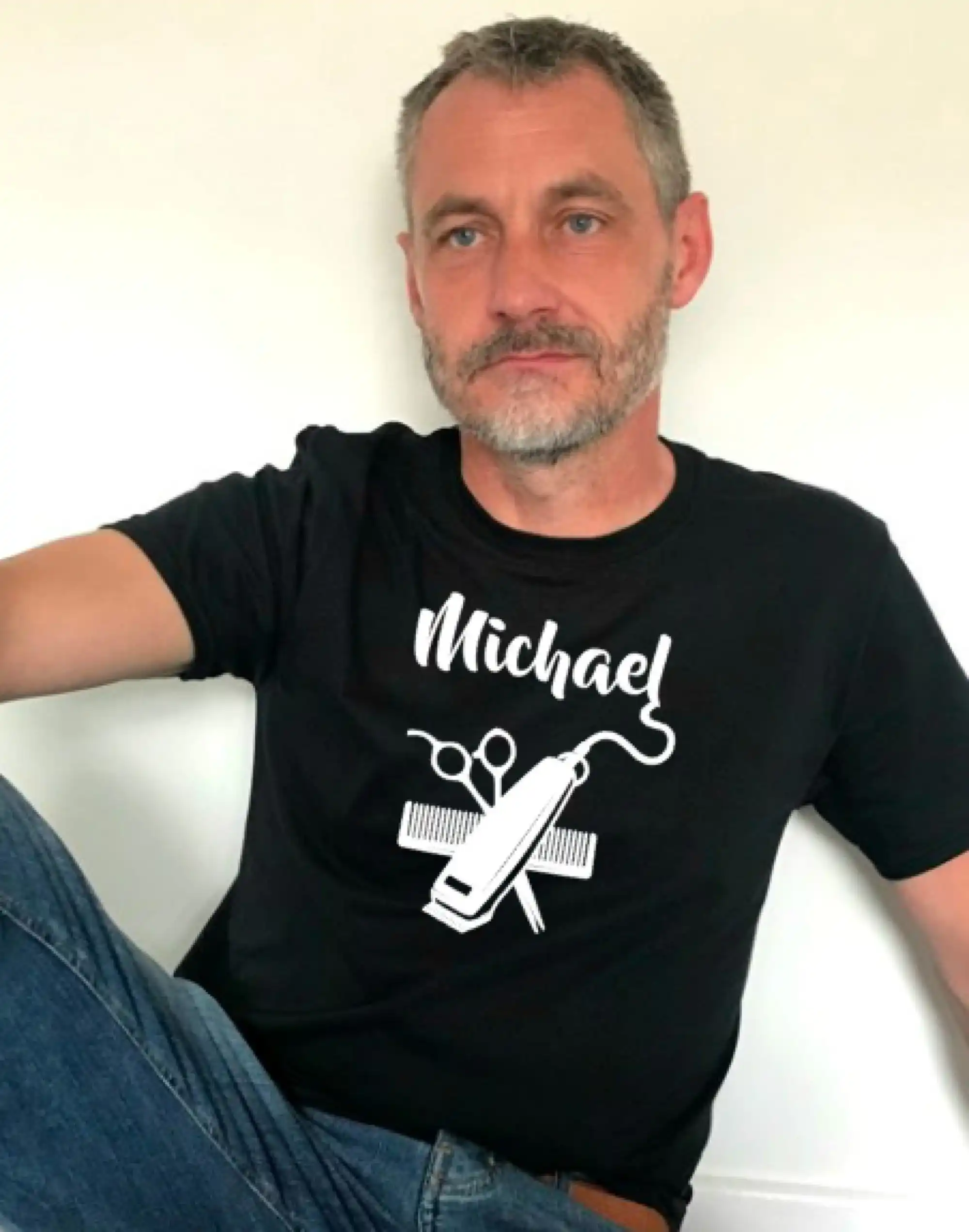 

Fashion Casual Barber T-shirt Personalised T Shirt Uniform Hair Salon T-shirt Unisex Cotton Tee T-shirt