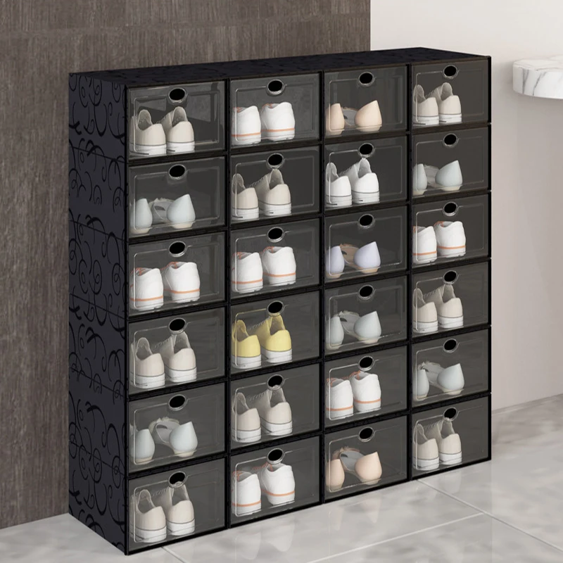 ZRQF домашнее хранение обуви Ящики для хранения прозрачные пластиковый съемный