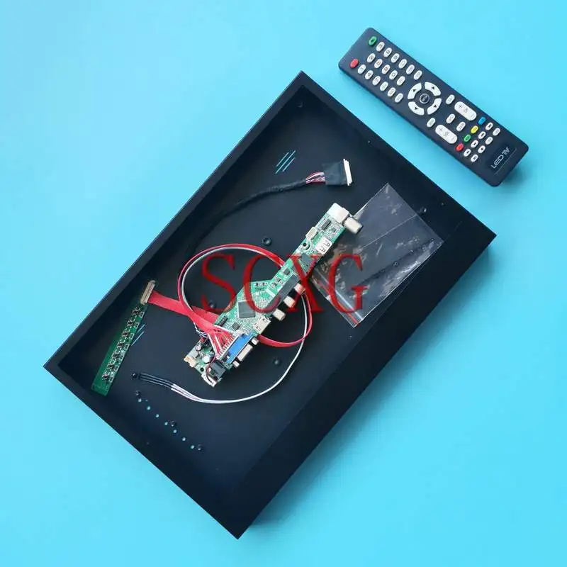 

Плата контроллера аналогового ТВ + металлический чехол подходит для B140RTN02.1, B140RTN02.2 Комплект «сделай сам» 1600*900, совместим с HDMI, 14 "LVDS, 40-контактный, VGA, USB, RF