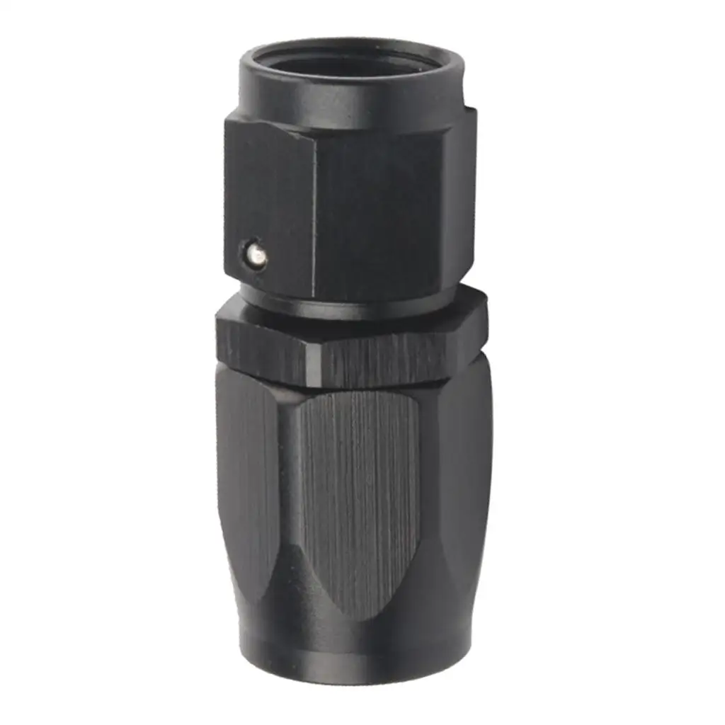

2x Reusable AN 6 Straight Elbow Swivel Hose End Oil Fuel Line Fitting Adapter,8.7mm Accessories Aluminum Alloy Fitting Adaptor
