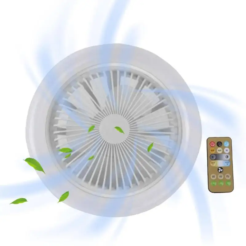 

Bladeless Ceiling Fans with Lights and Remote Lighting Remote Control Dimming 3-Color 3-level Wind Electric Fan Ceiling Lights
