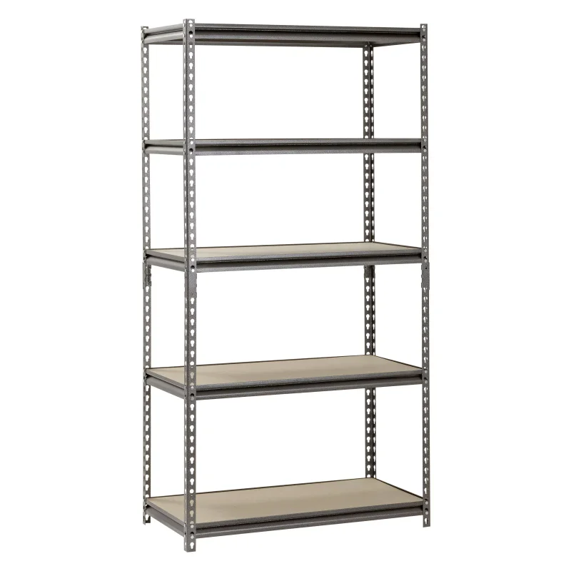 

Muscle Rack Silver Vein 36"W X 18"D X 72" H 5-Shelf Steel Shelving