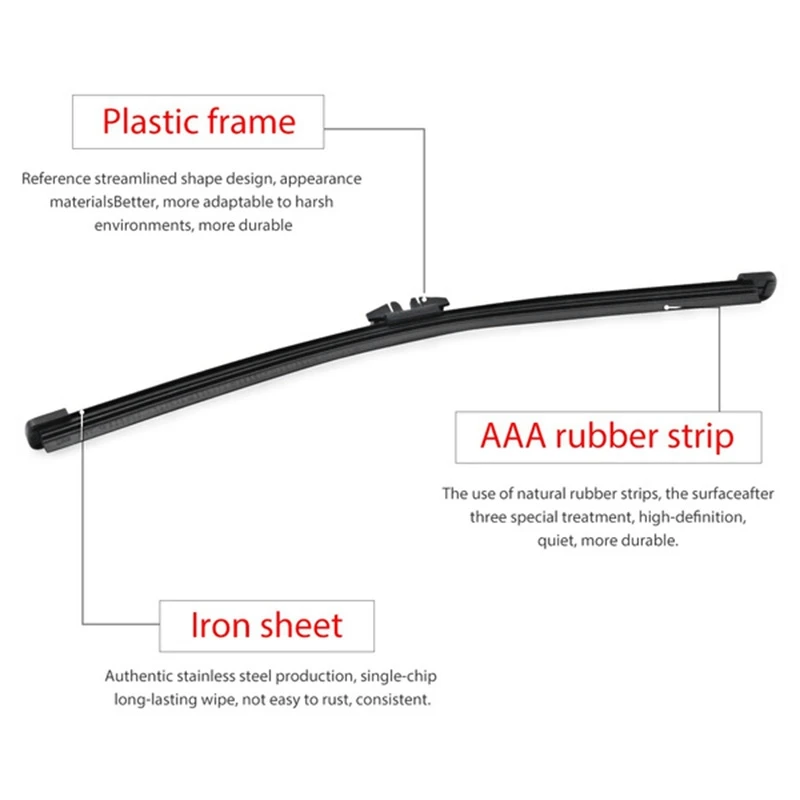 BB5Z17526C Rear Window Windshield Wiper Arm & Blade Replacement Kit For Ford Escape 2013-2016 Explorer 2011-2016