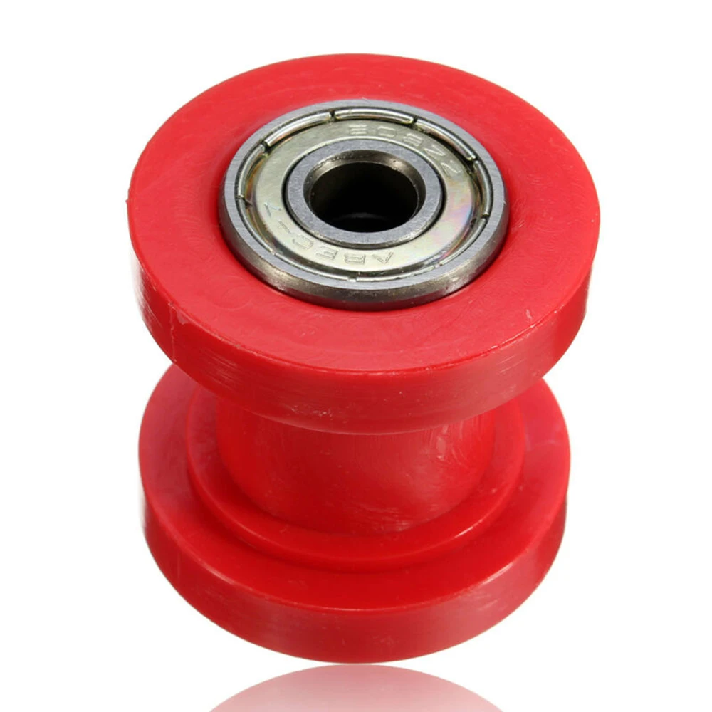 

Red Chains Roller Sliders Tensioner Pulley Wheel Guide For Chinese Pit Dirt CRF50 XR50 Bike ATV Motorcycle Chain Drive Belts