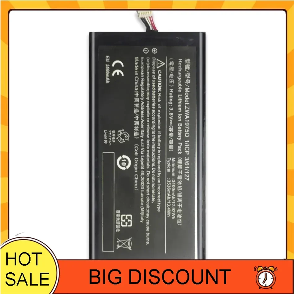 Аккумулятор для планшета 3536 мАч Acer Iconia Tab 7 A1-713 A1-713HD A1 713 ZWA1975Q