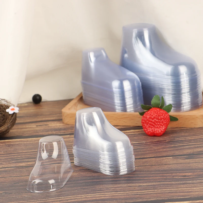 

Прозрачные пластиковые детские пинетки 8 см/9 см/10,5 см/11 см/12 см, детские пинетки, обувь, носки, презентация портативного хранения обуви, 20 шт.