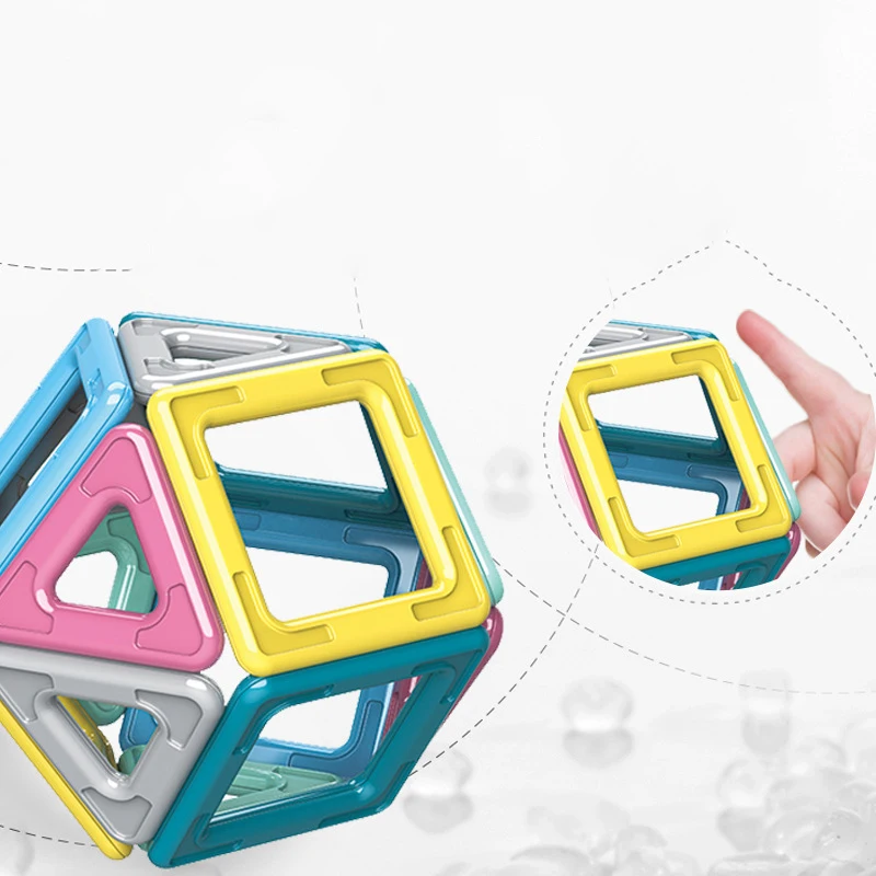 

Детский Магнитный конструктор-пазл, 23-58 шт.