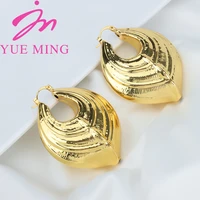hoop earrings jewelry for women gold plated fashion african women jewelry earrings jewelry set for wedding party daily wear gift