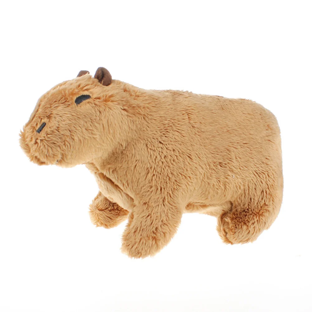

Toy Stuffed Plush Capybara Animal Toyscartoon Children Kids Cute Figure Wild Figurine Adorablecrawling Simulation Soft Super