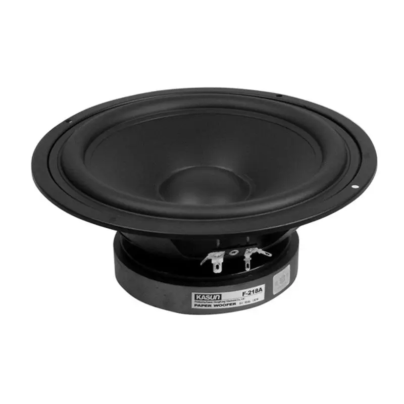 

KASUN Original Speaker F-218A/MK-830 8'' Home Audio DIY HiFi Woofer Driver Black PP Cone 8ohm/130W (1 Pieces)