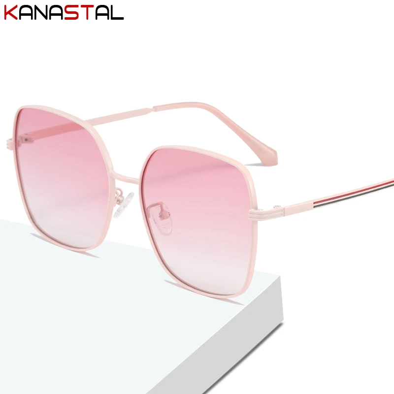 

Солнцезащитные очки поляризационные для мужчин и женщин, поляризационные темные очки в металлической квадратной оправе, с защитой от ультр...