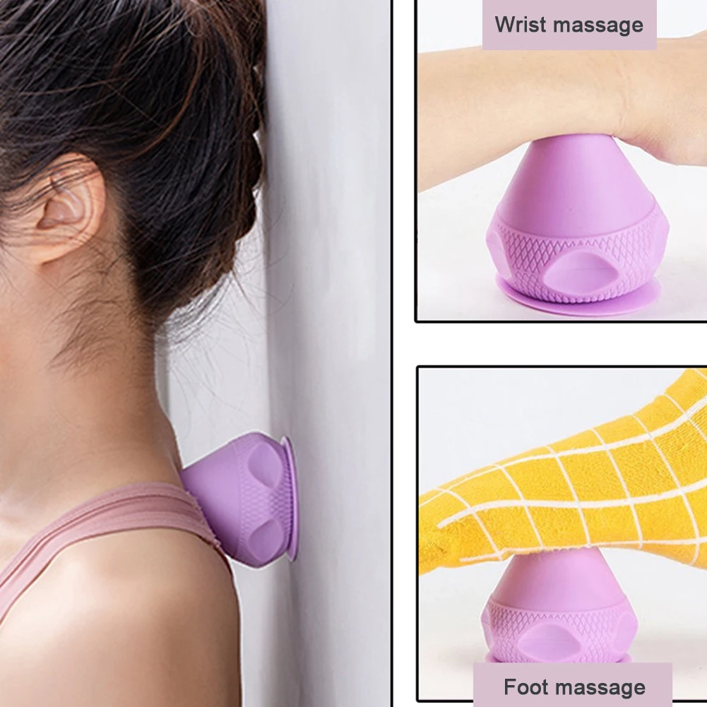 

Tool Massage Cone Point Plantar Fasciitis Suction Cup Fitness Whole Body Ball Adsorption Yoga Silicone Solid Muscle Release