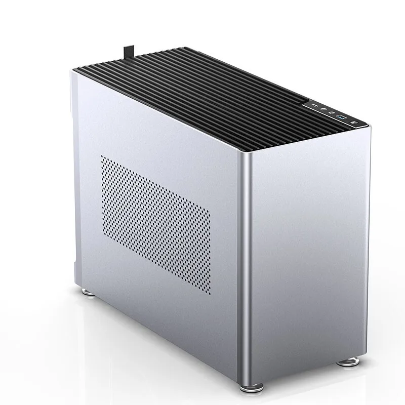 

Jonsbo I100 Silver computer case Support 360 water cooling All aluminum ITX case