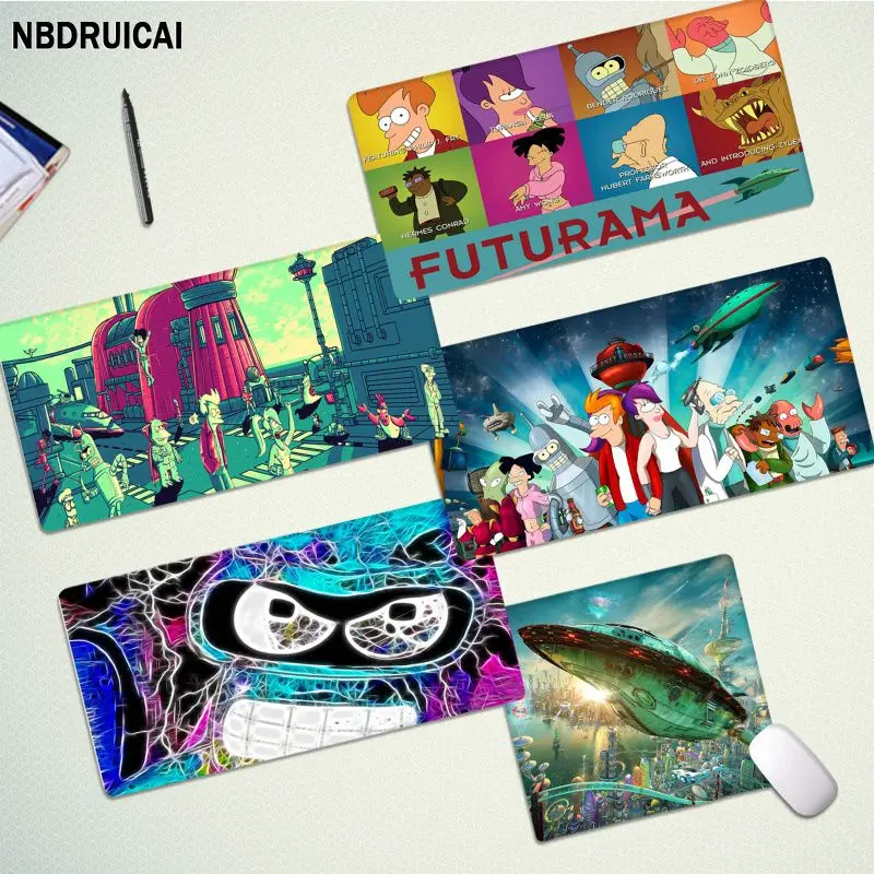 

F-Futurama B-Bender Top Quality Large Sizes DIY Custom Mouse Pad Mat Size For CSGO Game Player Desktop PC Computer Laptop