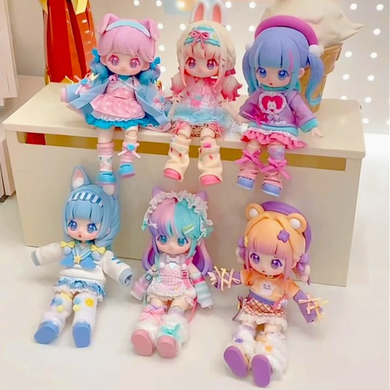 Коллекционная шарнирная кукла SIMONTOYS NYZAII Sweet Fantasy Series Blind Box 112 BJD, милая, с подвижными суставами, для рабочего стола, подарок-сюрприз (art.: 3920da7f26fbb) - 3920da7f26fbb