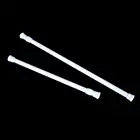 Регулируемый металлический карниз для занавесок, пружинный, для ванной, для бара, для душа, выдвижная, телескопическая штанга, рельсы, вешалка, стержни