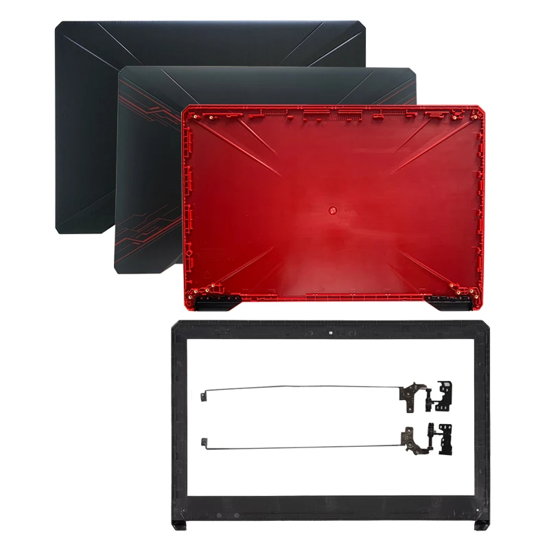

New laptop cover For Asus FX80 FX80G FX80GD Fx504 FX504G FX504GD FX504GE LCD top Back Cover/LCD front bezel/Hinges