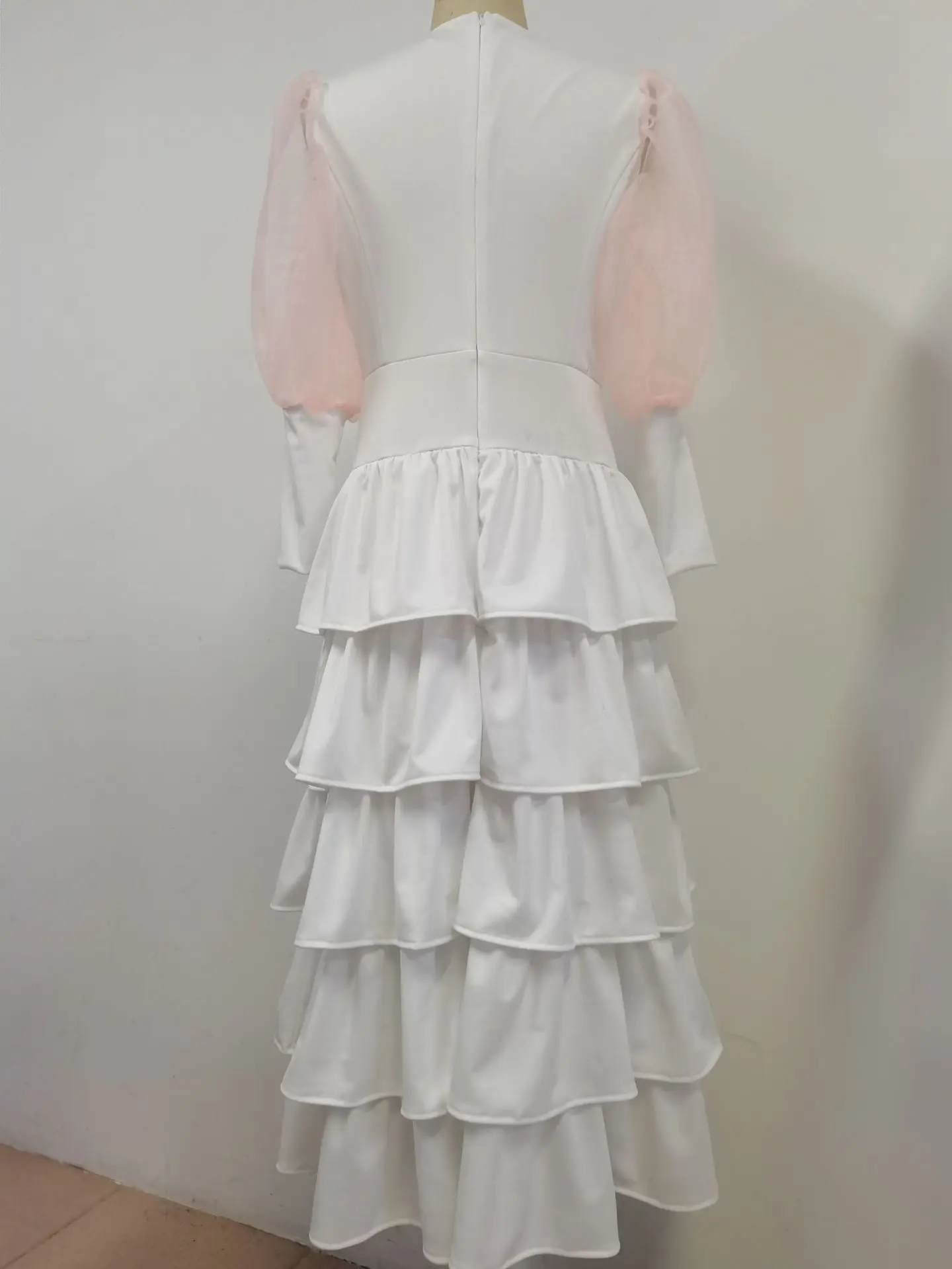 Белые африканские платья для женщин Осеннее Африканское женское платье до