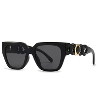 fashion ladies square sunglasses ring glamour designer women sun glasses brand shades