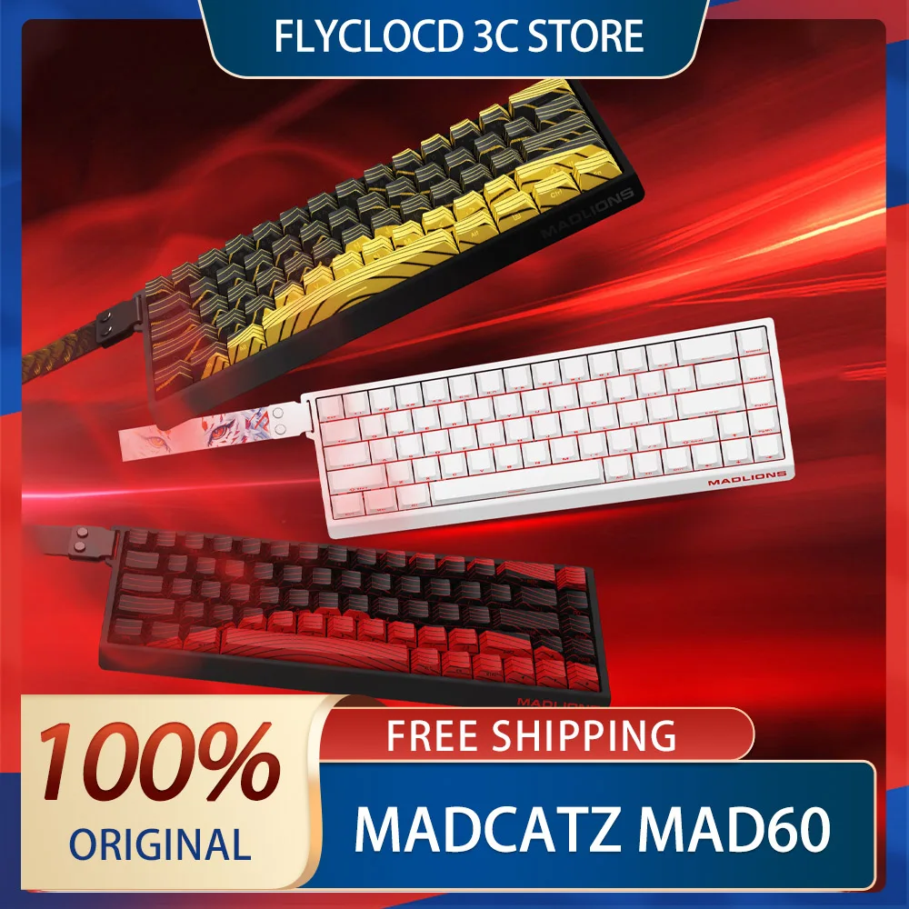 Madcatz Mad60 Mad68 HE Механическая клавиатура Магнитный переключатель Mad60he Проводная
