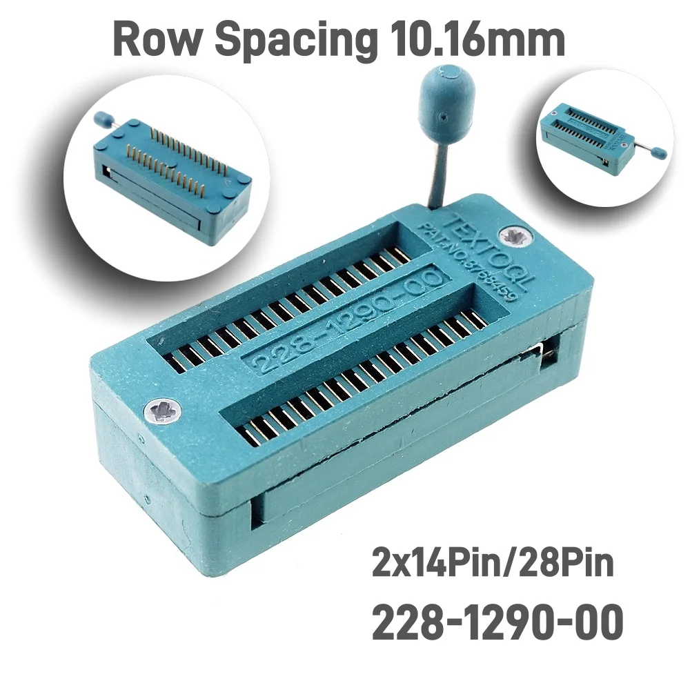 

Тестовый инструмент IC DIP ZIF ZIP Разъем 28 32 42 56 64-контактный шаг 1,78 мм 1,778 Двухрядный интервал 10,16 15,24 20,7 мм 0,6 дюйма 0,8 дюйма