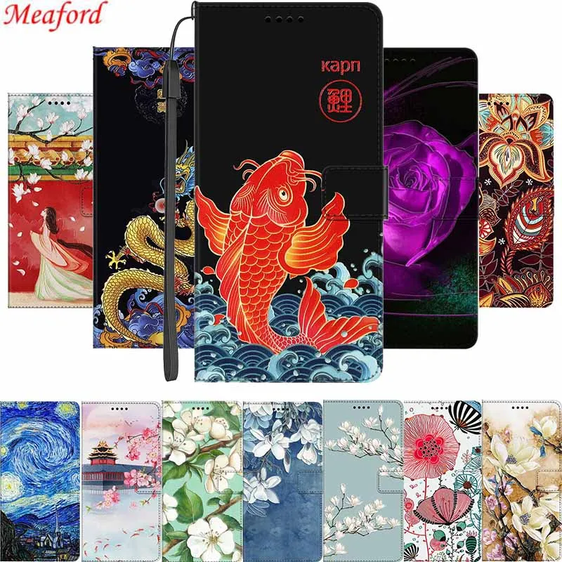 Кожаный флип-чехол для Tecno Spark 20 Pro