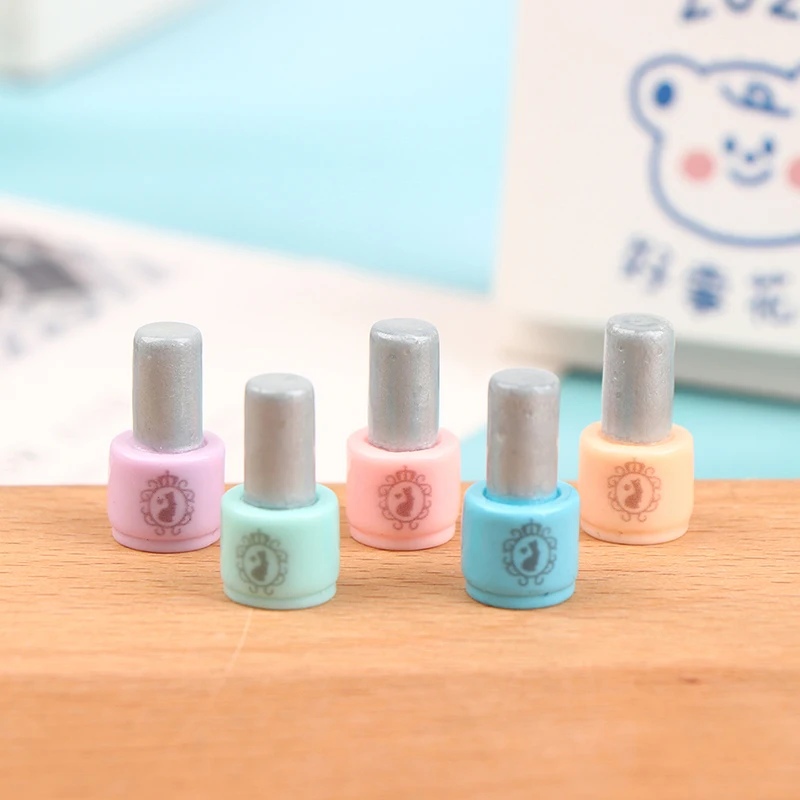 10 шт./компл. Kawaii Миниатюрная модель кукольного домика с лаком для ногтей