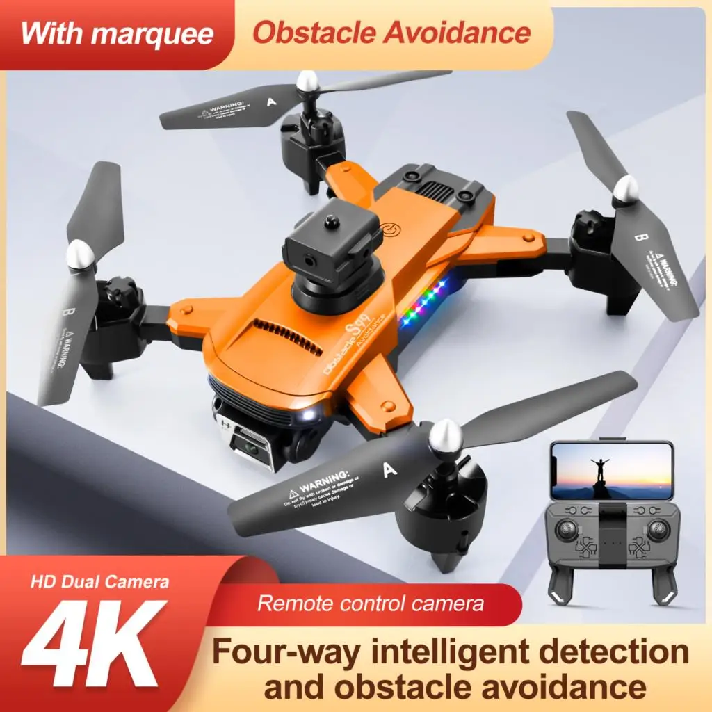 

2023 New S99 Pro FPV Drone 4K Camera Drone With Wide Angle HD 4K HD Dual Camera Height Hold RC Foldable Quadcopter Drones Toys