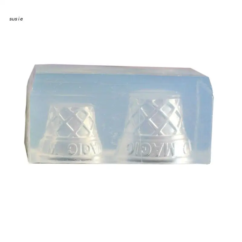 

X7YA Silicone Epoxy Molds DIY Craft Moulds Home Table Decorations Ice Cream Cone Shaped DIY Ornaments Molds Silicone Material