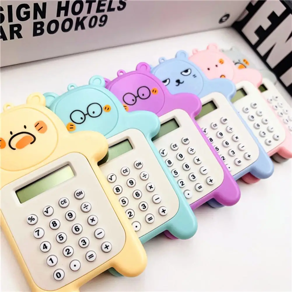 

Portable Excellent Fine Workmanship Practical Pocket Calculator Small Electronic Calculator Adorable for School