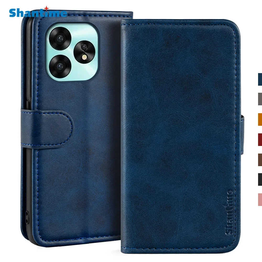 Чехол-бумажник кожаный для телефона Umidigi A15C A15t