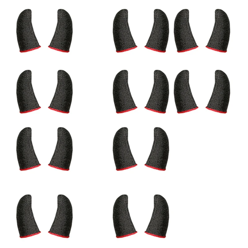 

20Pcs Finger Sweat Proof Gaming Sleeves Waterproof Gaming Sleeves Thumbs Finger Sleeve Game Controller Finger Cover