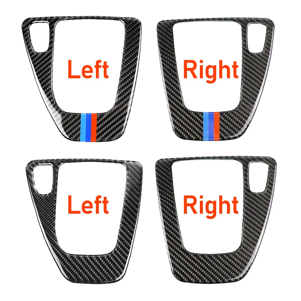 

Carbon Fiber For BMW E90 E92 E93 3 Series 2005-2012 Car Gear Shift Panel Sticker M Performance Trim Decals Interior Accessories