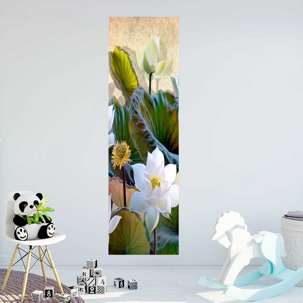 

Lotus гобелен с изображением листьев настенный Богемный Хиппи маленький свежий натуральный Настольный коврик для спальни домашнее художеств...