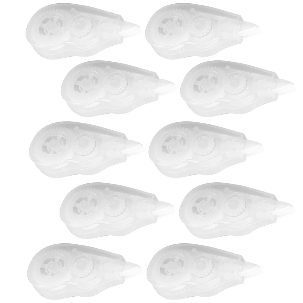

10 Pcs Correction Tape White Out Portable Correcting White-out Tapes Household Adhesive Practical Plastic Student Studying