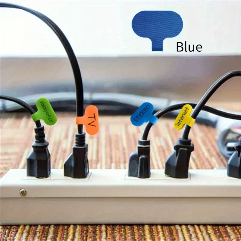 10 кабельных этикеток кабельные стяжки многоразового использования с