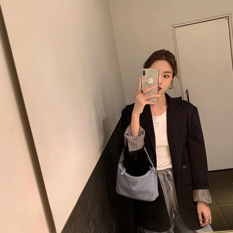 Korean Fashion Commute Blazers Business Suit Women Solid Colors Double Breasted Suit 2023 Spring Autumn New Office Blazer Jacket