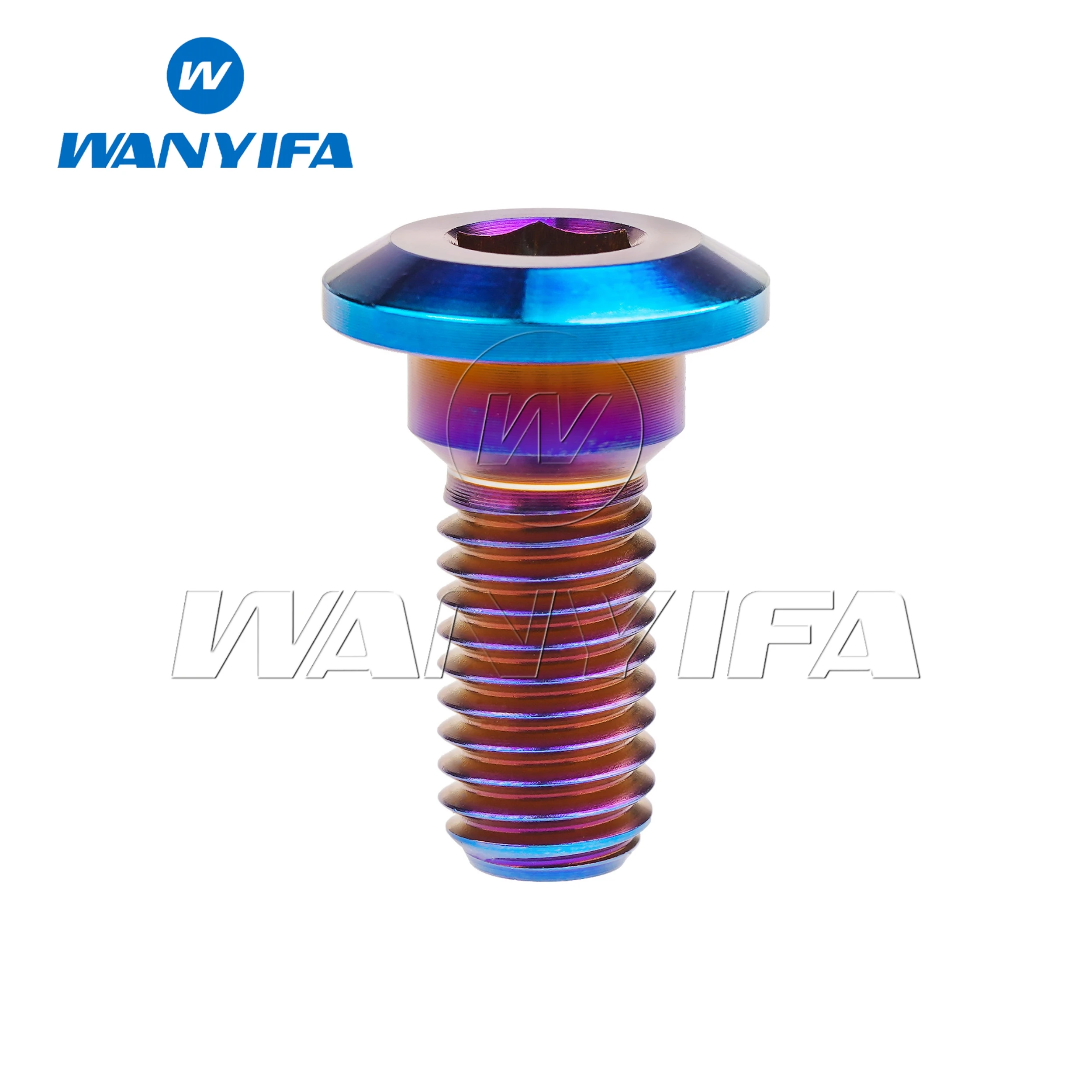 

Wanyifa титановый Ti M8x20 22 25 30 33 35 40 мм болты с шестигранной головкой для Suzuki Yamaha болты ротора дискового тормоза