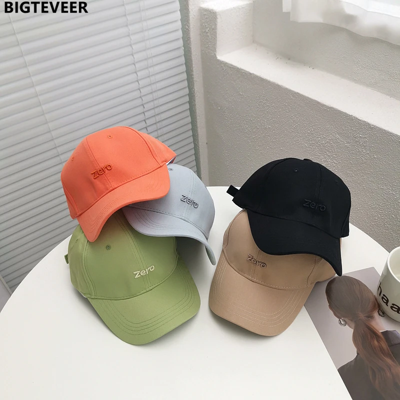 

Spring Simple Embroidery Women Baseball Cap Men Women Leisure Sports Sun Visor Cap Adjustable Fashion Korean Couple Baseball Cap