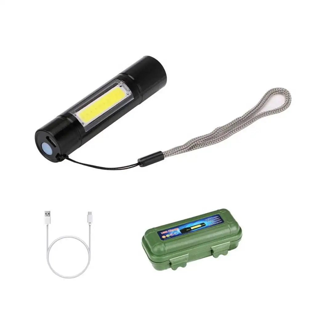 

Фонарик маленький XPE COB, легкий перезаряжаемый уличный фонарь с микрорежимами, кемпинг, пеший туризм, альпинизм